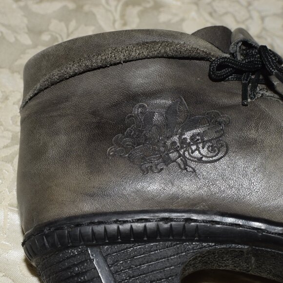 Rieker Leather Anti Stress Green Ankle Boots Sz 7.5 - Picture 3 of 9